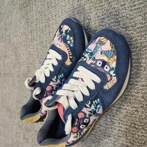 Inkkas Joey Jogger Sneakers Multicolor Floral Lace Up Women's Size 6